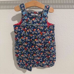 Baby Boden Corduroy Cherries Pinafore Dress